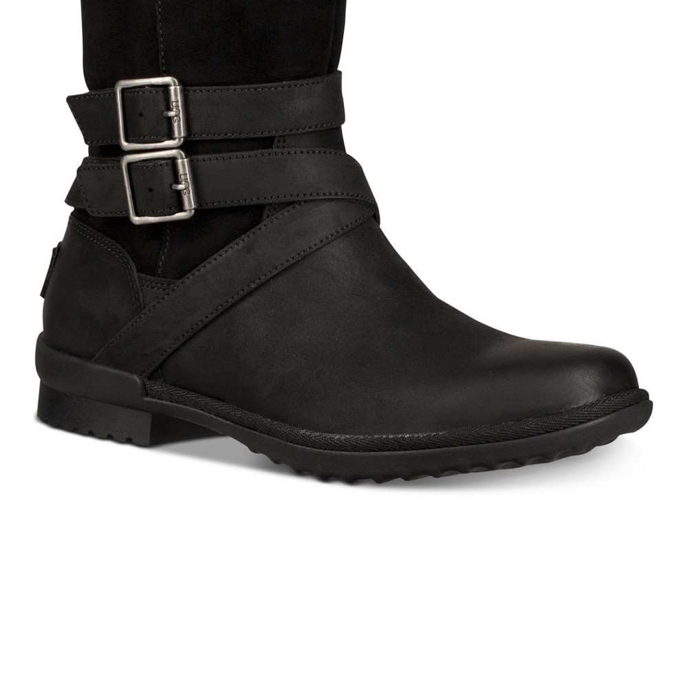 UGG Lorna Waterproof Winter Boots - Black Women's Size 9.5 - NWT - NIB - Picture 2 of 7